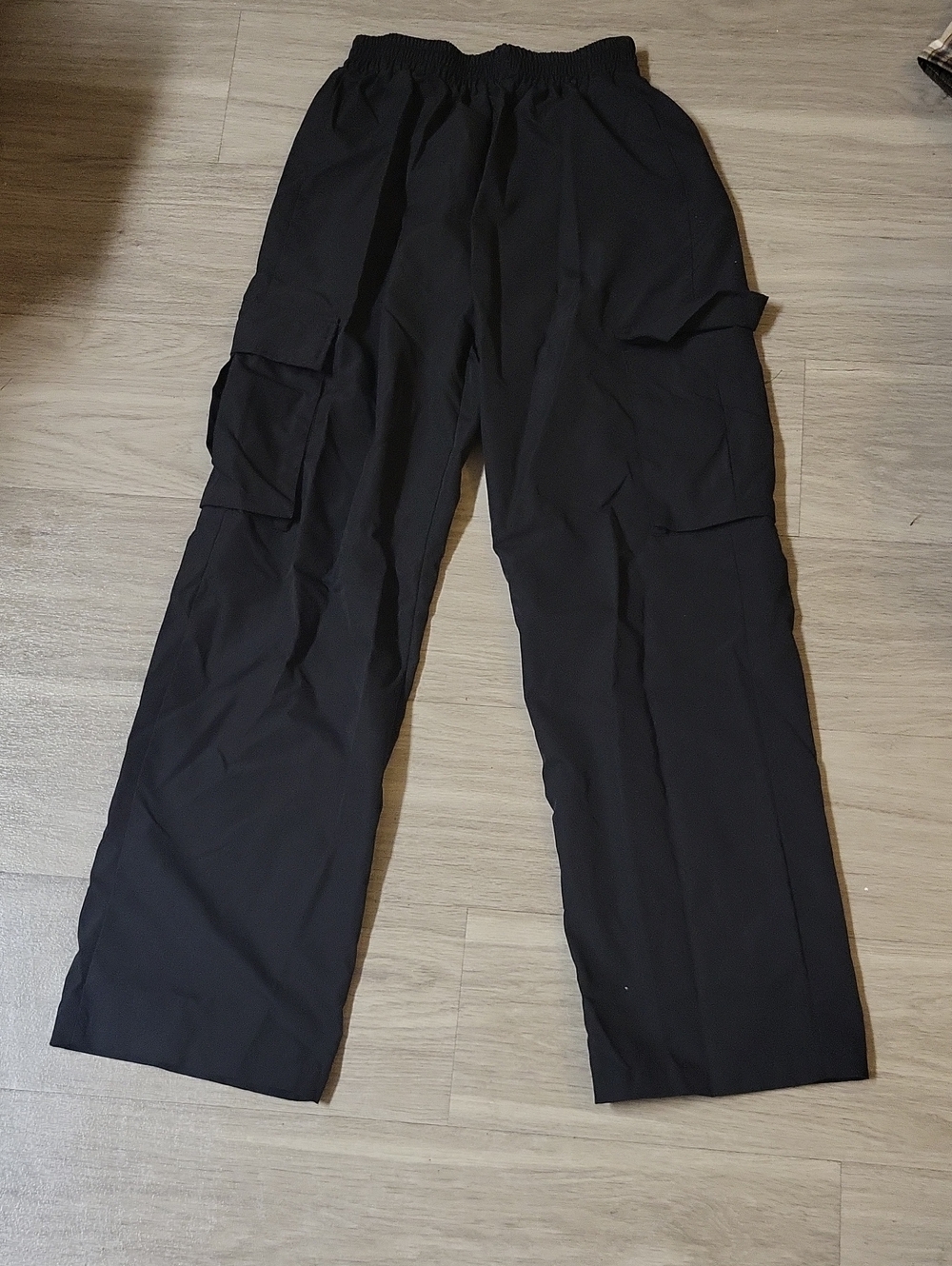 SHEIN Black Men's Cargo Pants with Elastic Waist